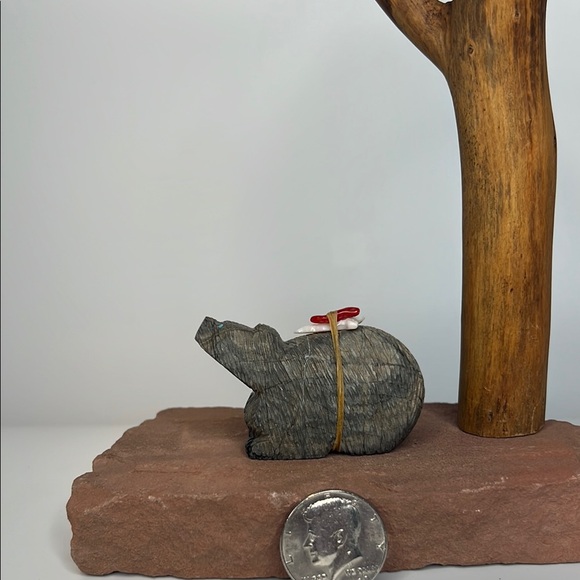 Zuni Other - Picasso Marble Stone Bear Figurine.